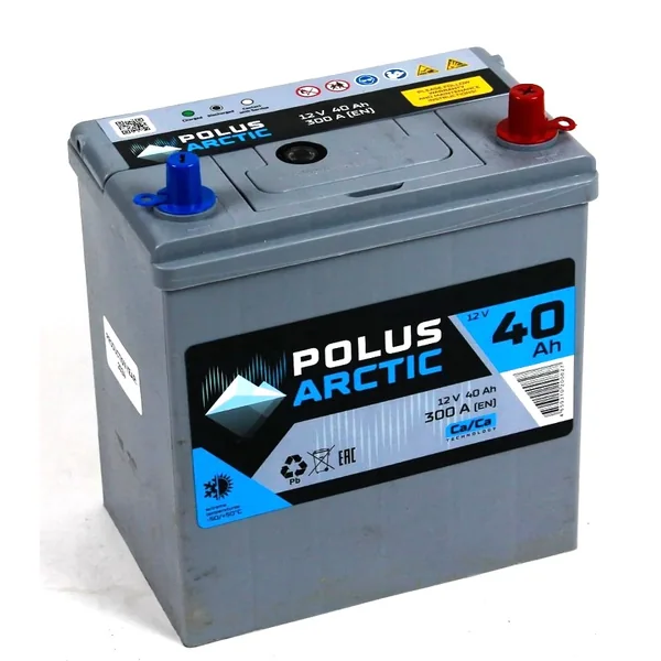 Аккумулятор POLUS Arctic 40Ah euro EN380 40B19L