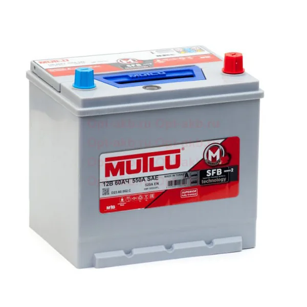 Аккумулятор MUTLU SFB M2 60Ah euro EN520 55D23L