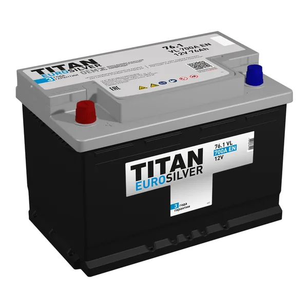 Аккумулятор TITAN Euro Silver 76Ah прямой EN700