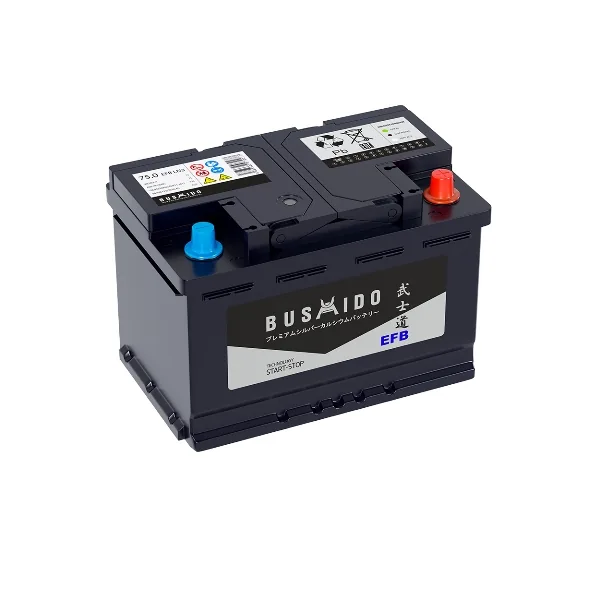 Аккумулятор BUSHIDO EFB 75Ah euro CCA720
