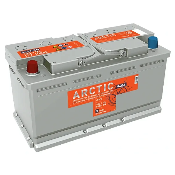 Аккумулятор TITAN ARCTIC 100 Ач 940 А (EN), обратная полярность, LN5