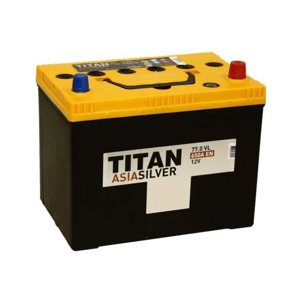Аккумулятор TITAN Asia Silver 77Ah euro EN650