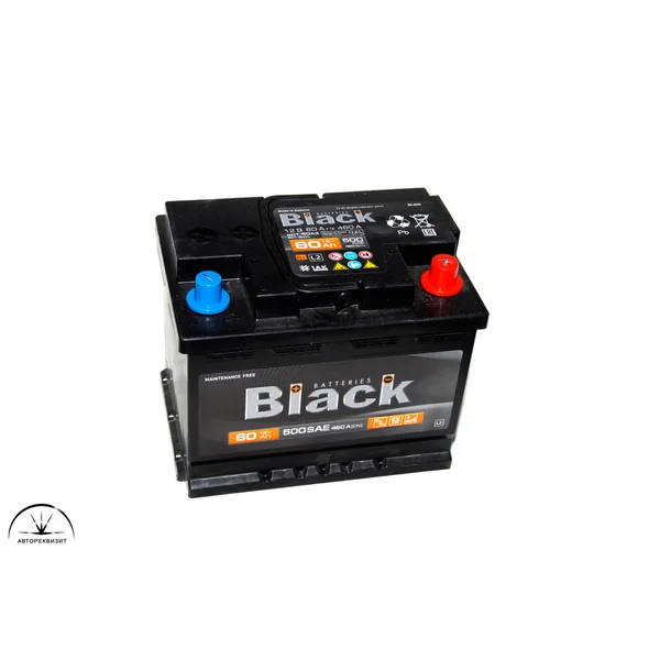 Аккумулятор BLACK 60Ah euro EN460