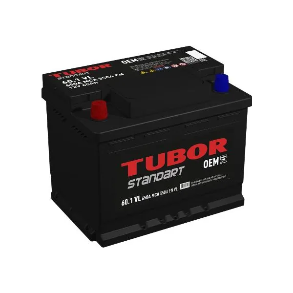 Аккумулятор TUBOR Standart 60Ah euro EN550
