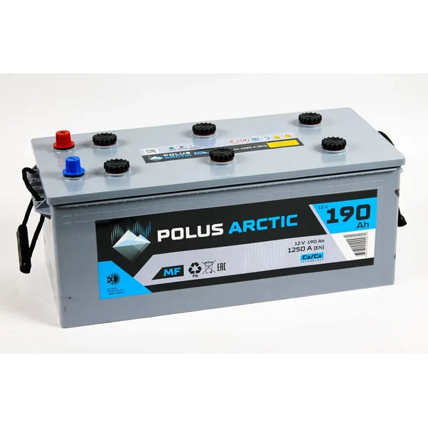 Аккумулятор POLUS Arctic 190 Ач 1250 А (EN), обратная полярность, HB