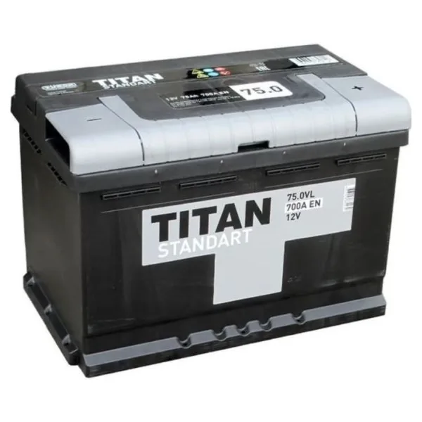 Аккумулятор TITAN Standart 75Ah прямой EN650