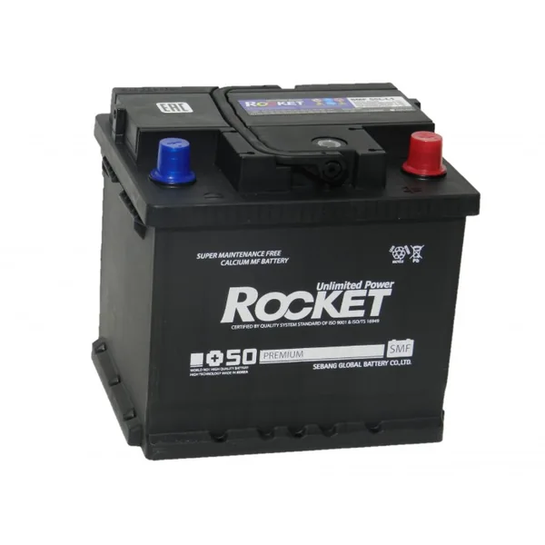 Аккумулятор ROCKET 50Ah euro низкий EN500