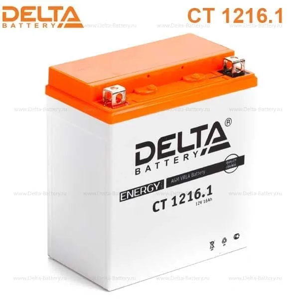 Аккумулятор DELTA CT 1216.1 12V 16Ah AGM EN230