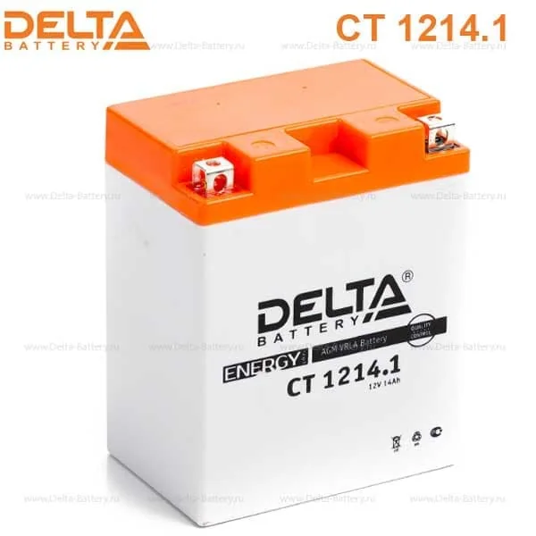 Аккумулятор DELTA CT 1214.1 12V 14Ah AGM EN165