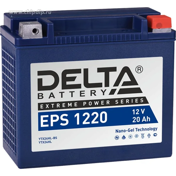 Аккумулятор DELTA EPS 1220 12V 23Ah GEL EN340