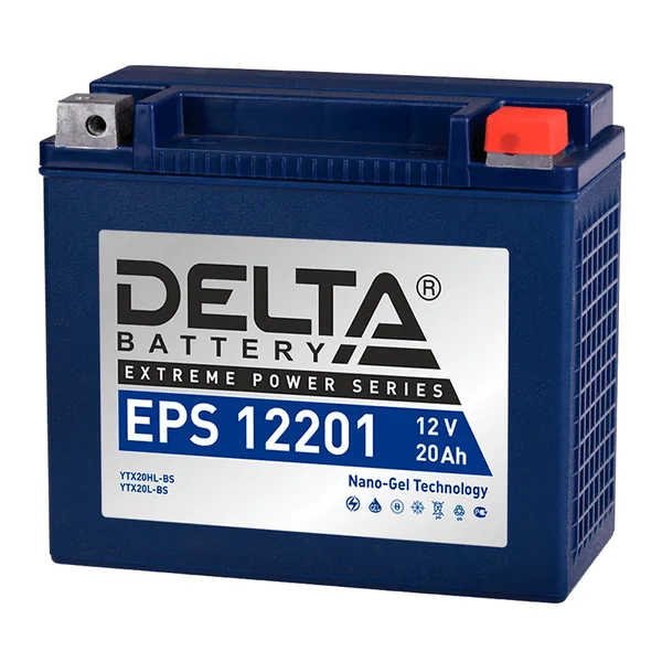 Аккумулятор DELTA EPS 12201 12V 20Ah GEL EN260