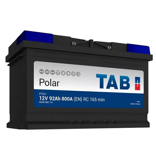 Аккумулятор TAB Polar 92 Ач 800 А (EN), обратная полярность, LN4