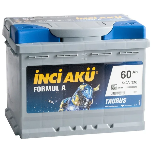 Аккумулятор INCI AKU Formul A 60 Ач 540 А (EN), обратная полярность, LN2