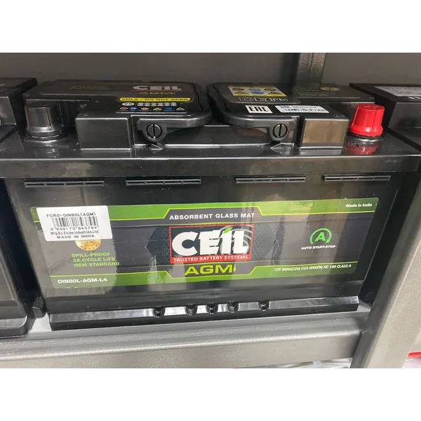 Аккумулятор CEIL 80 Ач 800 А (EN), прямая полярность, LN4