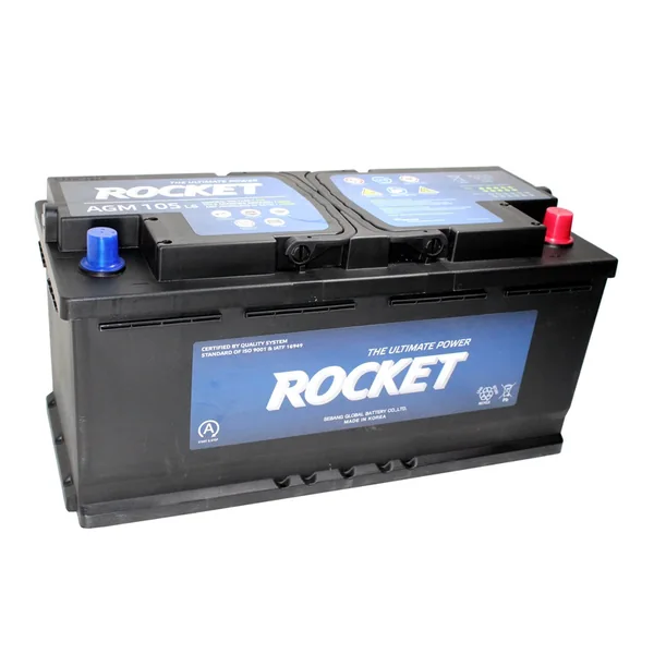 Аккумулятор ROCKET AGM 105 Ач 950 А (EN), обратная полярность, LN6