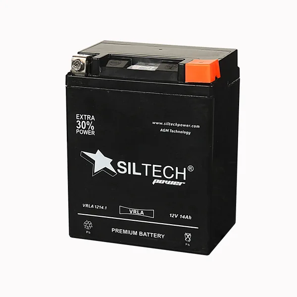 Аккумулятор SILTECH 14 Ач 220 А, обратная полярность, YTX14HL