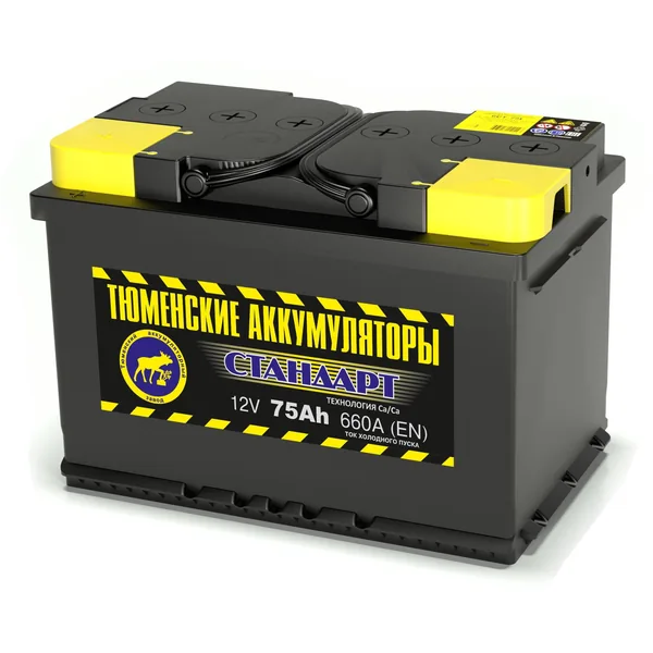 Аккумулятор ТЮМЕНСКИЕ АККУМУЛЯТОРЫ Стандарт 75Ah euro EN660