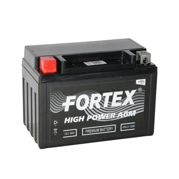 Аккумулятор FORTEX YTX9L-BS 9 Ач 135 А (EN), прямая полярность
