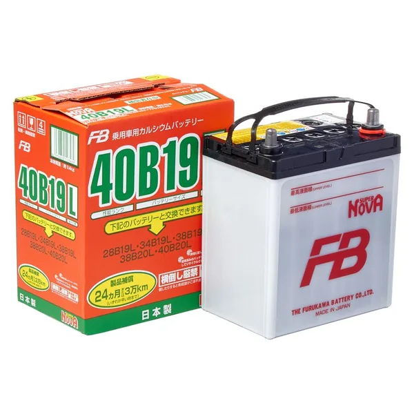 Аккумулятор FB SUPER NOVA 38 Ач 330 А (EN), обратная полярность, B19