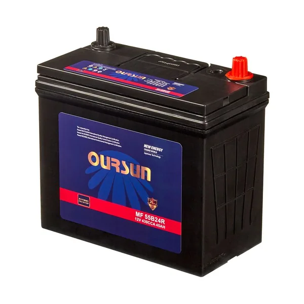 Аккумулятор OURSUN 45Ah прямой CCA430 MF 55B24R