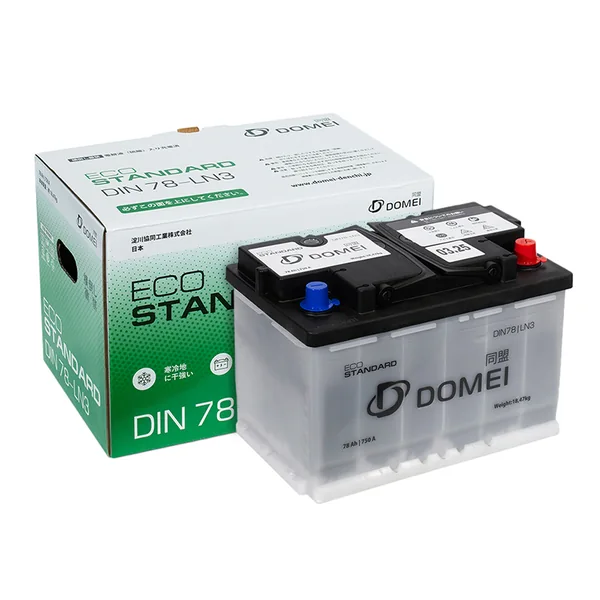 Аккумулятор DOMEI Eco STANDARD 78 Ач 750 А (EN), обратная полярность, LN3
