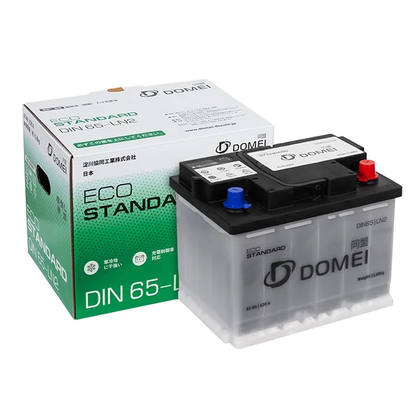 Аккумулятор DOMEI Eco STANDARD 65 Ач 620 А (EN), обратная полярность, LN2