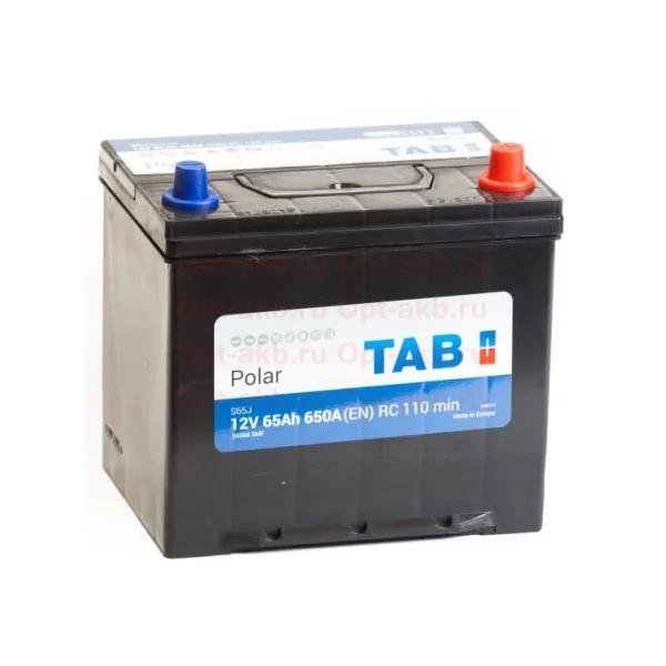 Аккумулятор TAB Polar 65 Ач 650 А (EN), обратная полярность, D23