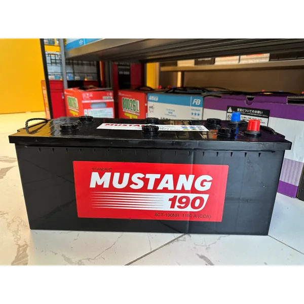 Аккумулятор MUSTANG 190Ah euro узкий CCA1150