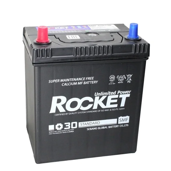 Аккумулятор ROCKET SMF Asia 40Ah прямой SAE340 42B19R