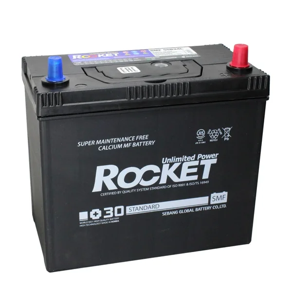 Аккумулятор ROCKET 45 Ач 430 А (EN), обратная полярность, B24