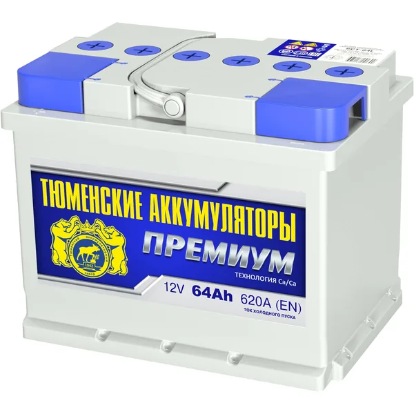 Аккумулятор ТЮМЕНСКИЕ АККУМУЛЯТОРЫ Премиум 64Ah euro EN620