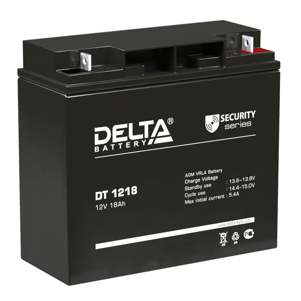 Аккумулятор DELTA DT 1218 12V 18Ah AGM