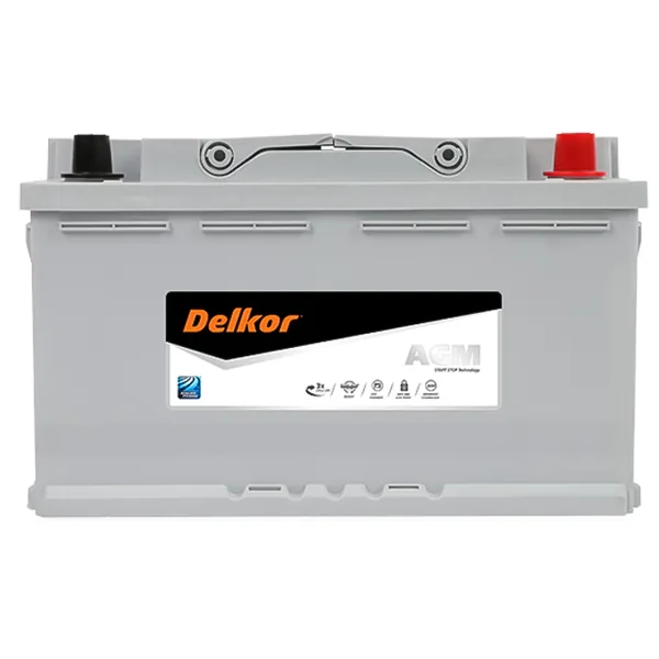 Аккумулятор DELKOR AGM 80Ah euro EN800 LN4/H7