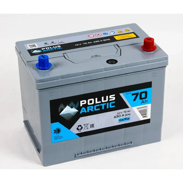 Аккумулятор POLUS Arctic 70Ah euro EN630 70D26L