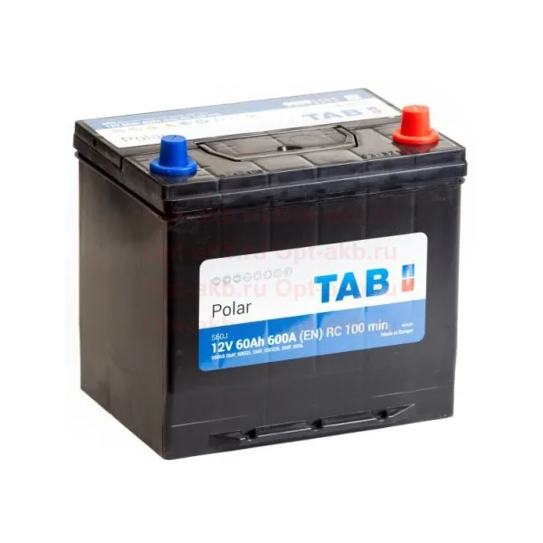 Аккумулятор TAB Polar 60 Ач 600 А (EN), обратная полярность, D23