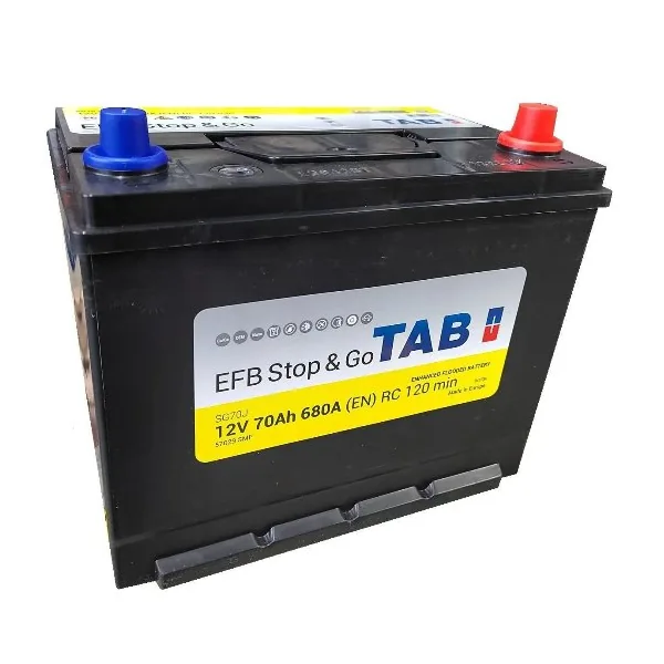 Аккумулятор TAB EFB Stop & Go SG70J 70Аh euro EN680 D26L