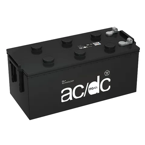 Аккумулятор AC/DC 190 Ач 1200 А (EN), прямая полярность, 6ST-190