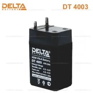 Аккумулятор DELTA 0.3 Ач, 26x21x45