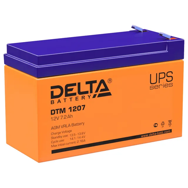 Аккумулятор DELTA DTM 3.2 Ач, 134x34x67