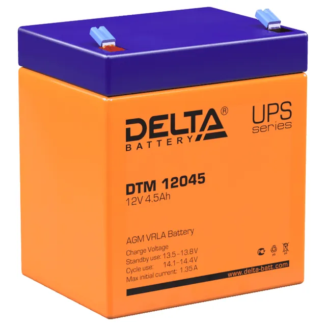 Аккумулятор DELTA 4.5 Ач, 90x70x107