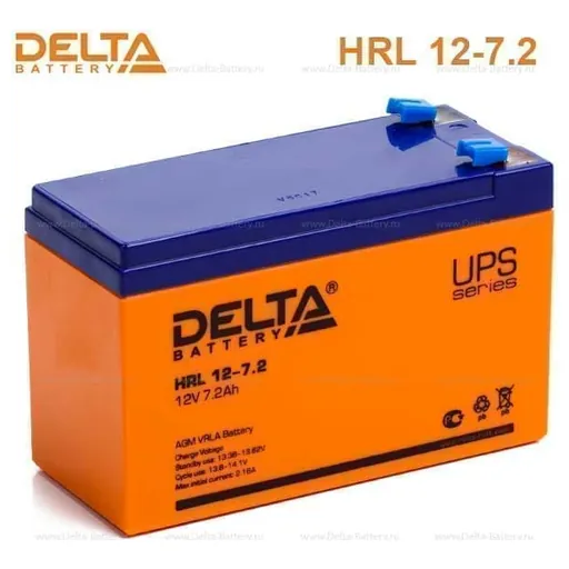 Аккумулятор DELTA HRL 7.2 Ач, 151x65x100
