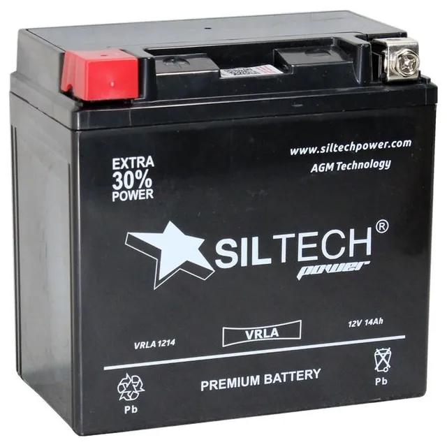 Аккумулятор SILTECH 14 Ач, 150x70x145