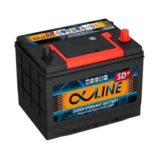 Аккумулятор ALPHALINE 85D23L 70 Ач 620 А (EN), обратная полярность