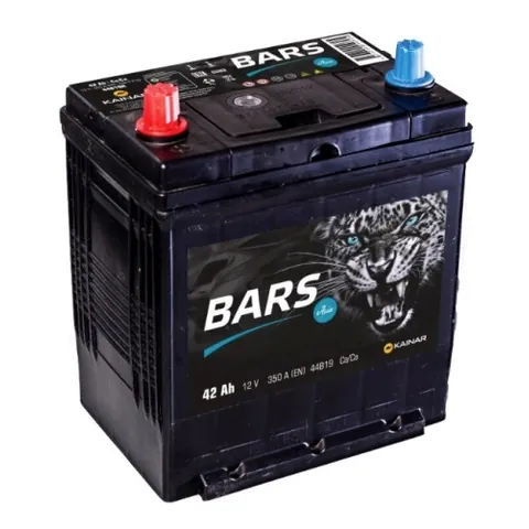 Аккумулятор BARS 42 Ач 350 А (EN), прямая полярность, B19