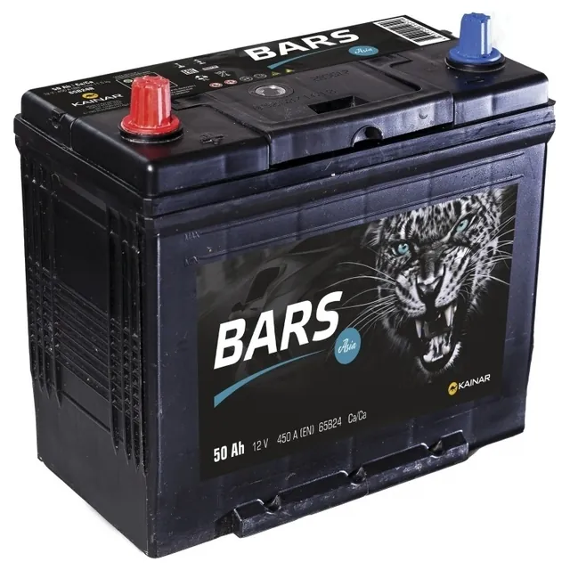 Аккумулятор BARS 50 Ач 450 А (EN), прямая полярность, B24