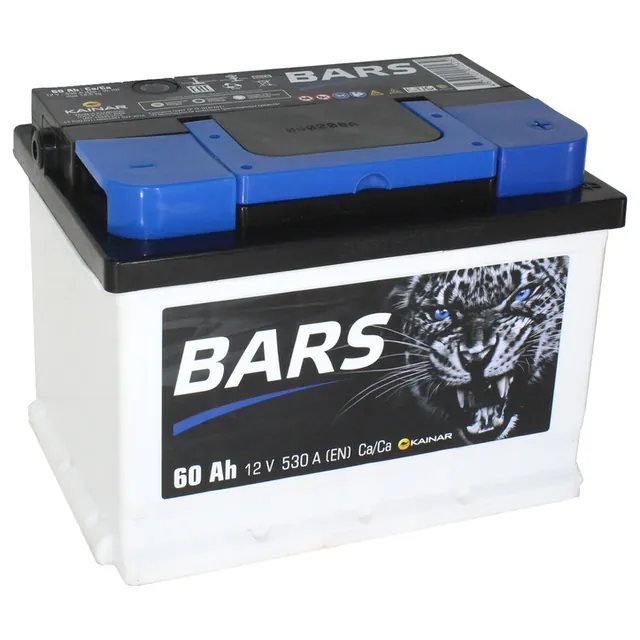 Аккумулятор BARS Silver 60 Ач 530 А (EN), обратная полярность, LBN2