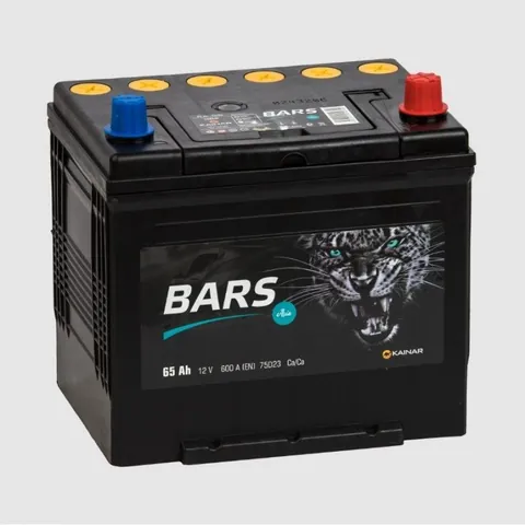 Аккумулятор BARS 65 Ач 600 А (EN), обратная полярность, D23