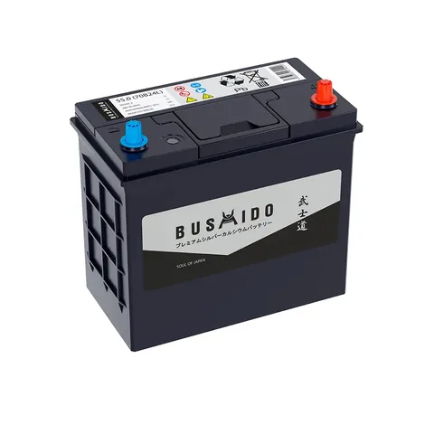 Аккумулятор BUSHIDO SJ 70B24L 55 Ач 470 А (JIS), обратная полярность