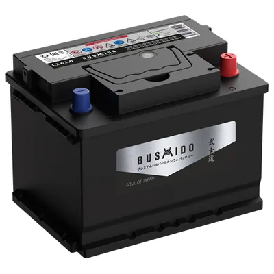 Аккумулятор BUSHIDO SJ 62 Ач 600 А (EN), обратная полярность, LN2