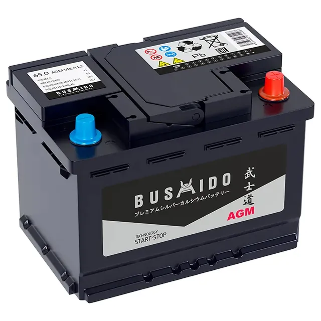 Аккумулятор BUSHIDO 65 Ач 640 А (EN), обратная полярность, LN2